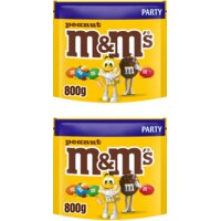 M&M'S Pinda chocolade party 2-pack