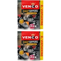 Venco Droptoppers zacht & zoet XL 2-pack