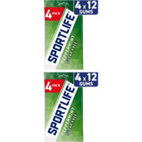 Sportlife Peppermint sugar free gums 8-pack