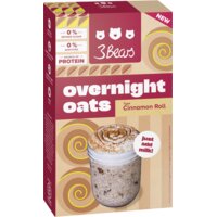3Bears Overnight oats cinnamon roll
