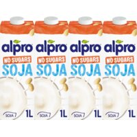 Alpro Sojadrink zonder suikers 4-pack