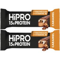 HiPRO Protein bar caramel 2-pack