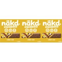 Nakd Lemon cake bars 3-pack
