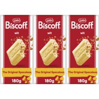 Lotus Biscoff Speculoos witte chocolade stukjes 3-pack