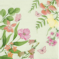 AH Servet veldbloemen 24x24cm