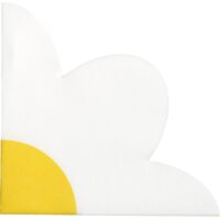 AH Servet vorm madeliefje