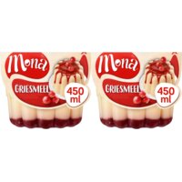 Mona Griesmeelpudding rode bessensaus 2-pack