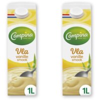 Campina Vla vanille smaak 2-pack