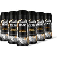 Axe Black vanilla deodorant bodyspray 6-pack