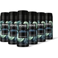 Axe Aqua bergamot deodorant bodyspray 6-pack