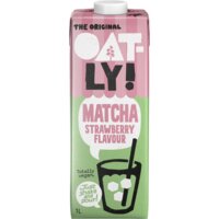 Oatly! Matcha strawberry flavour