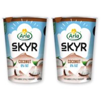 Arla Skyr kokos yoghurt 0% vet 2-pack
