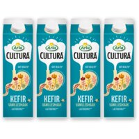 Arla Cultura kefir vanillesmaak 4-pack