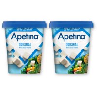 Arla Apetina white cheese in brine 40% 2-pack