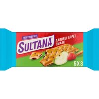 Sultana Fruitbiscuit aardbei 30% minder suiker