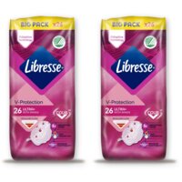Libresse Ultra+ wings maandverband big pack 2pack