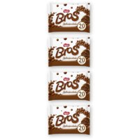 Bros Mini melkchocolade uitdeelzak 4-pack