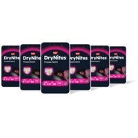 Huggies DryNites luierbroekje meisje 4-7 jr 6pck