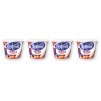 Optimel Yoghurt vezels aardbei blauwe bes 4-pck