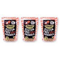 Holie's Granola peanut choco glutenfree 3-pack