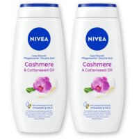 NIVEA Cashmere & cottonseed oil douchegel 2pck