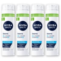 NIVEA Men sensitive scheergel 4-pack