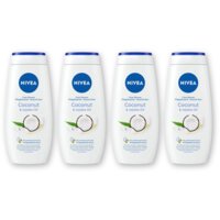 NIVEA Coconut & jojoba oil douchecreme 4-pack