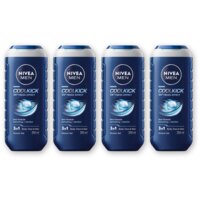 NIVEA Men cool kick shower gel 4-pack