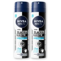 NIVEA Men black & white fresh deo spray 2-pack