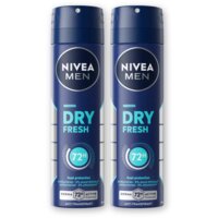 NIVEA Men dry fresh anti transpirant spray 2pk