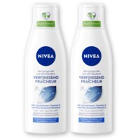 NIVEA Verfrissende reinigingsmelk vit E 2-pack