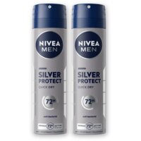 NIVEA Men silver protect deodorant spray 2-pck