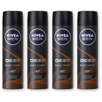 NIVEA Men deep espresso deodorant spray 4-pack