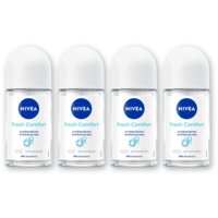 NIVEA Fresh comfort deodorant roller 4-pack