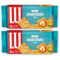 LU Mini crackers zout 2-pack
