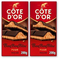 Côte d'Or BonBonBloc praliné puur 2-pack