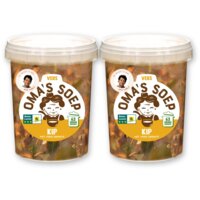 Oma's Kippensoep met verse groenten 2-pack