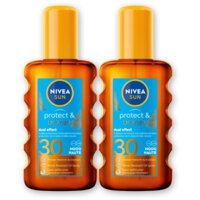 Nivea Sun Protect & bronze zonnespray spf30 2-pack