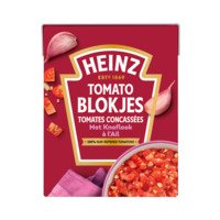 Heinz Tomaten blokjes met knoflook